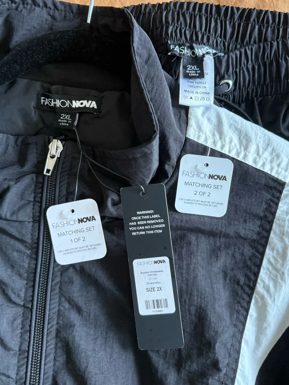 Fashion Nova jacket inner
